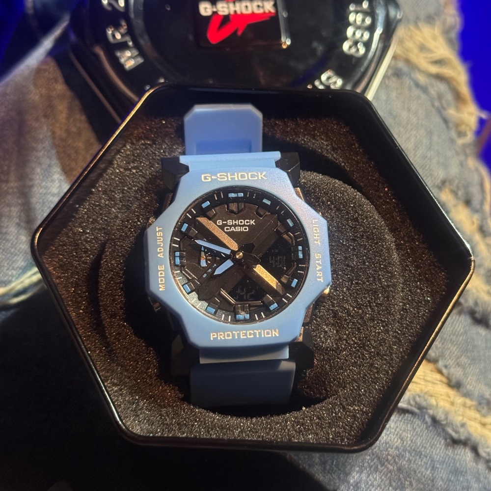 New G-Shock Blue Watch